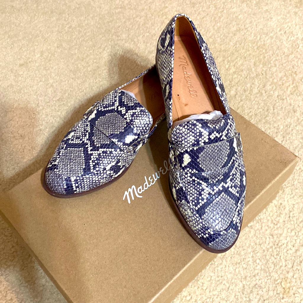 Pretty Python Print Genuine Leather